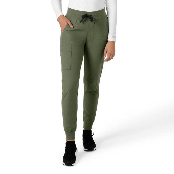 Carhartt Pants - Women's Force Essentials Jogger Scrub Pant Olive - S